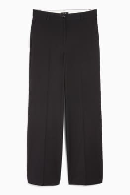 Cloth trousers - low waist - wide leg