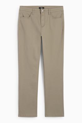 Pantaloni de stofă - talie înaltă - slim fit