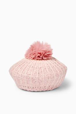 Gorro de punto para bebé - de canalé