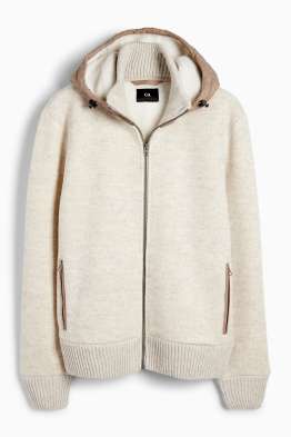 Vest met capuchon