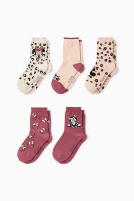 Multipack 5er - Minnie Maus - Socken mit Motiv
