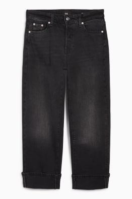 Boyfriend Jeans - Mid Waist - LYCRA®