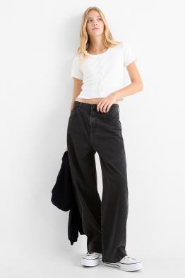 Balloon jeans - mid waist