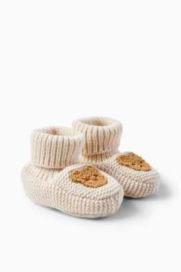 Bärchen - Baby-Krabbelschuhe