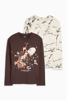 Multipack 2er - Skateboard - Langarmshirt
