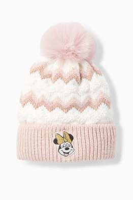 Minnie Mouse - babymuts met pompon - met patroon