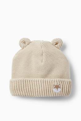 Guineu - gorra de punt per a nadó
