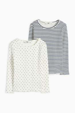 Multipack 2er - Langarmshirt - gerippt
