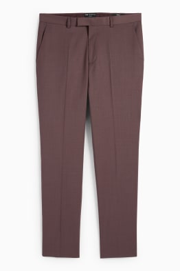 Baukasten-Hose mit Schurwoll-Anteil - Slim Fit - Stretch