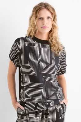 T-shirt - relaxed fit - met patroon