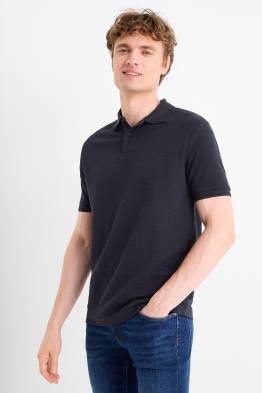 Poloshirt - gerippt