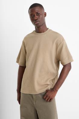 Camiseta - relaxed fit - con textura