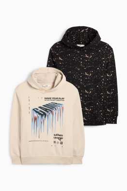 Pack de 2 - videojuegos - sudaderas con capucha
