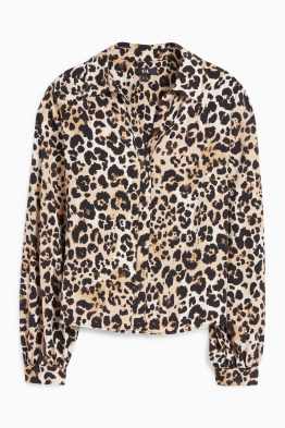 Blouse - leopard print