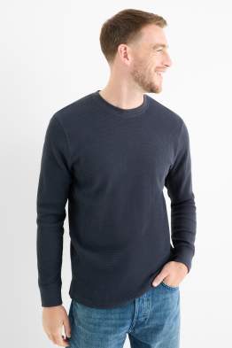 Longsleeve - met structuur