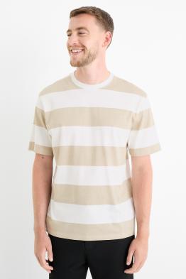 T-Shirt - Relaxed Fit - gestreift