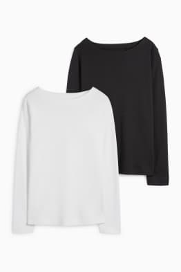 Multipack 2er - Basic-Langarmshirt