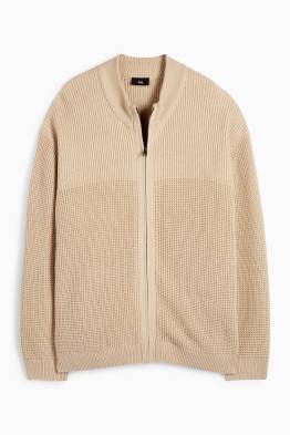 Strickjacke - strukturiert