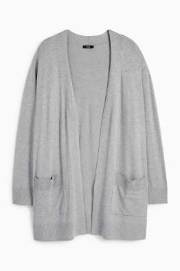 Lange Strickjacke