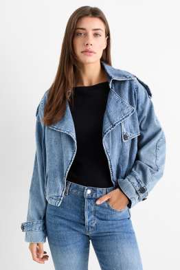 Veste en jean courte