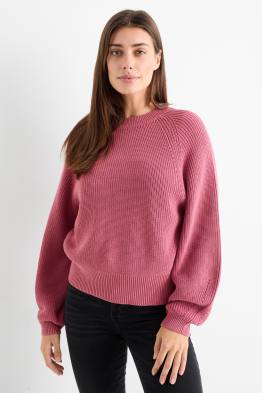 Pullover - gerippt