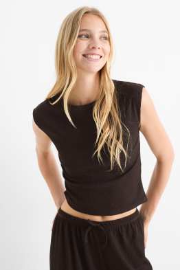 Crop Top - strukturiert