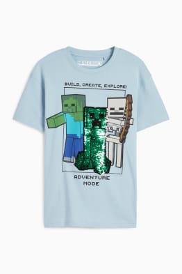 Minecraft - Kurzarmshirt - Glanz-Effekt