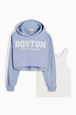 Boston - Set - Hoodie und Top - 2 teilig