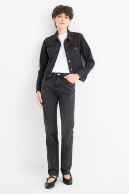 Vintage Straight Jeans - Mid Waist - LYCRA®