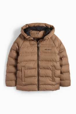 Steppjacke mit Kapuze - wasserabweisend