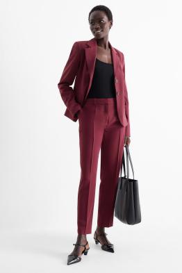 Business-Hose - Mid Waist - Slim Fit