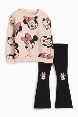 Minnie Mouse - set - sweatshirt and flared leggings
