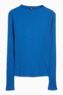 Tricou cu mânecă lungă basic - reiat