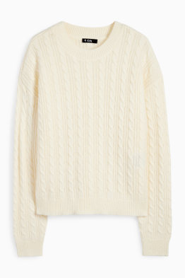 Maglione - motivo a treccia