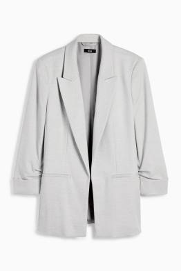 Long blazer - regular fit - textured