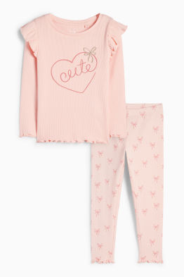 Schleife - Pyjama - 2 teilig