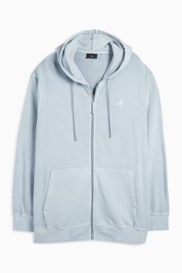 Sweat zippé à capuche