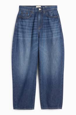 Barrel jeans - high waist