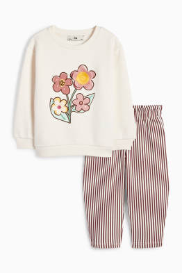 Blume - Set - Sweatshirt und Jersey-Hose - 2 teilig