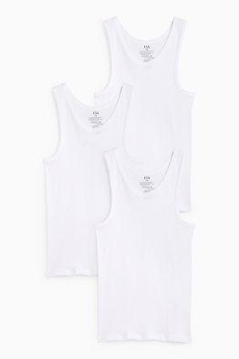 Multipack of 3 - vest - skinny rib