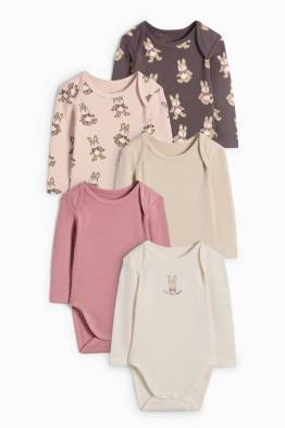 Set van 5 - haasjes - rompertje