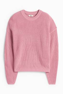 Pullover - gerippt