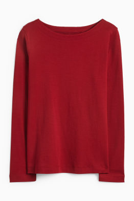 Basic-Langarmshirt - Regular Fit