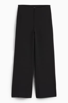 Pantaloni din jerseu - talie înaltă - wide leg