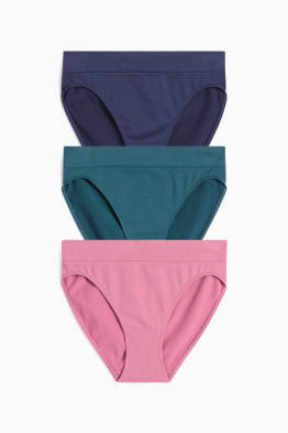 Multipack of 3 - briefs - seamless