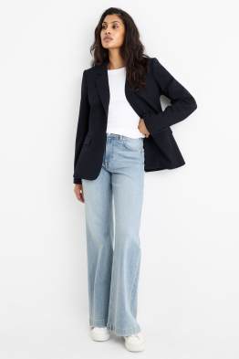 Loose flared jeans - mid waist