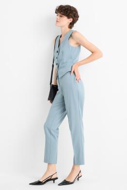 Business-Hose - Mid Waist - Slim Fit