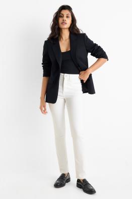 Pantalon - high waist - slim fit