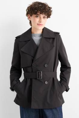 Korte trenchcoat
