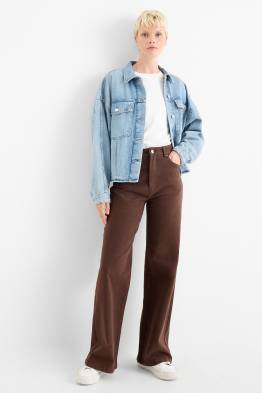 Jeans a gamba larga - vita alta